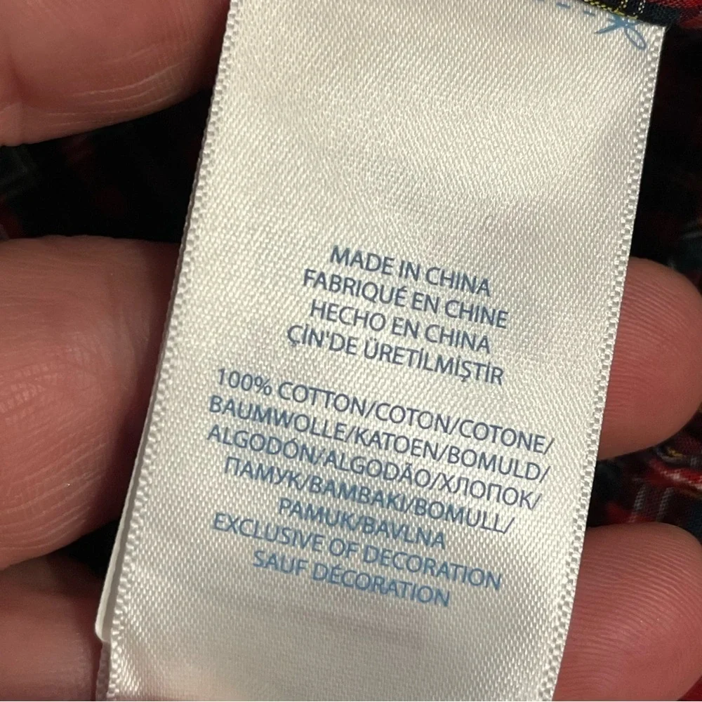 NWT Ralph Lauren Festive Red Black plaid set shirt leggings size 3 months